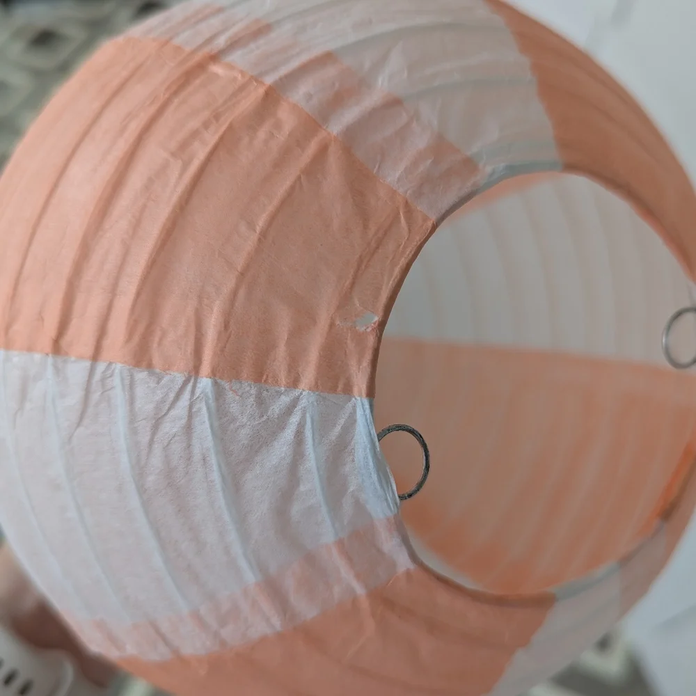 Set Of 6 Beach Ball Decorative Paper Lanterns Pool Party